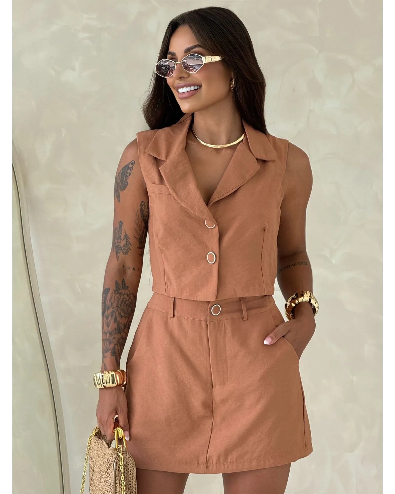 Conjunto alfaiataria Thamires